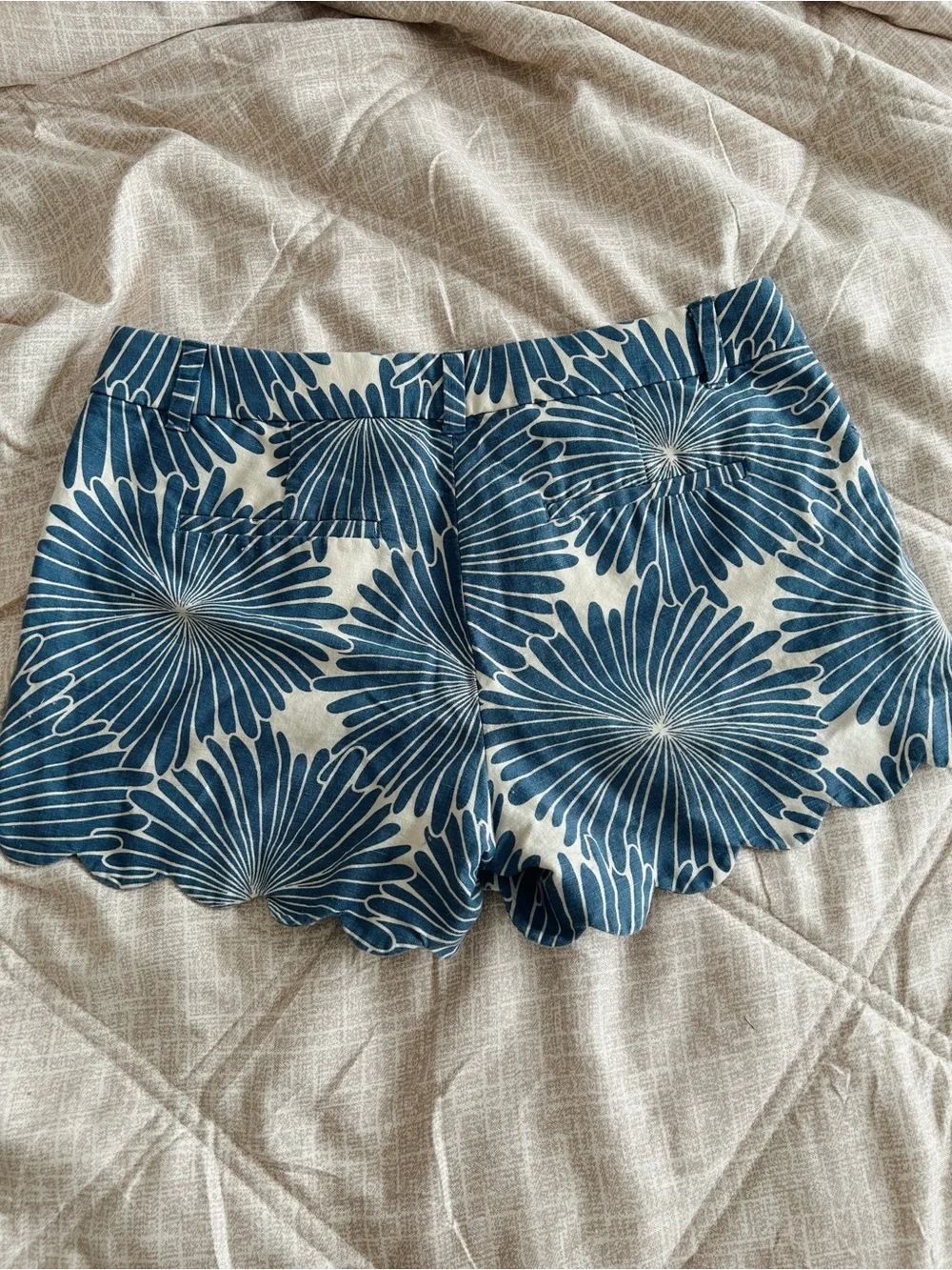 J.Crew // Floral Scalloped Shorts